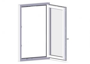 arimeo classic S window rebate vents always positioned on top and invisible