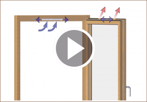 arimeo classic T Fensterfalzlüfter Holzfenster Luftstromregulierung Funktionsweise