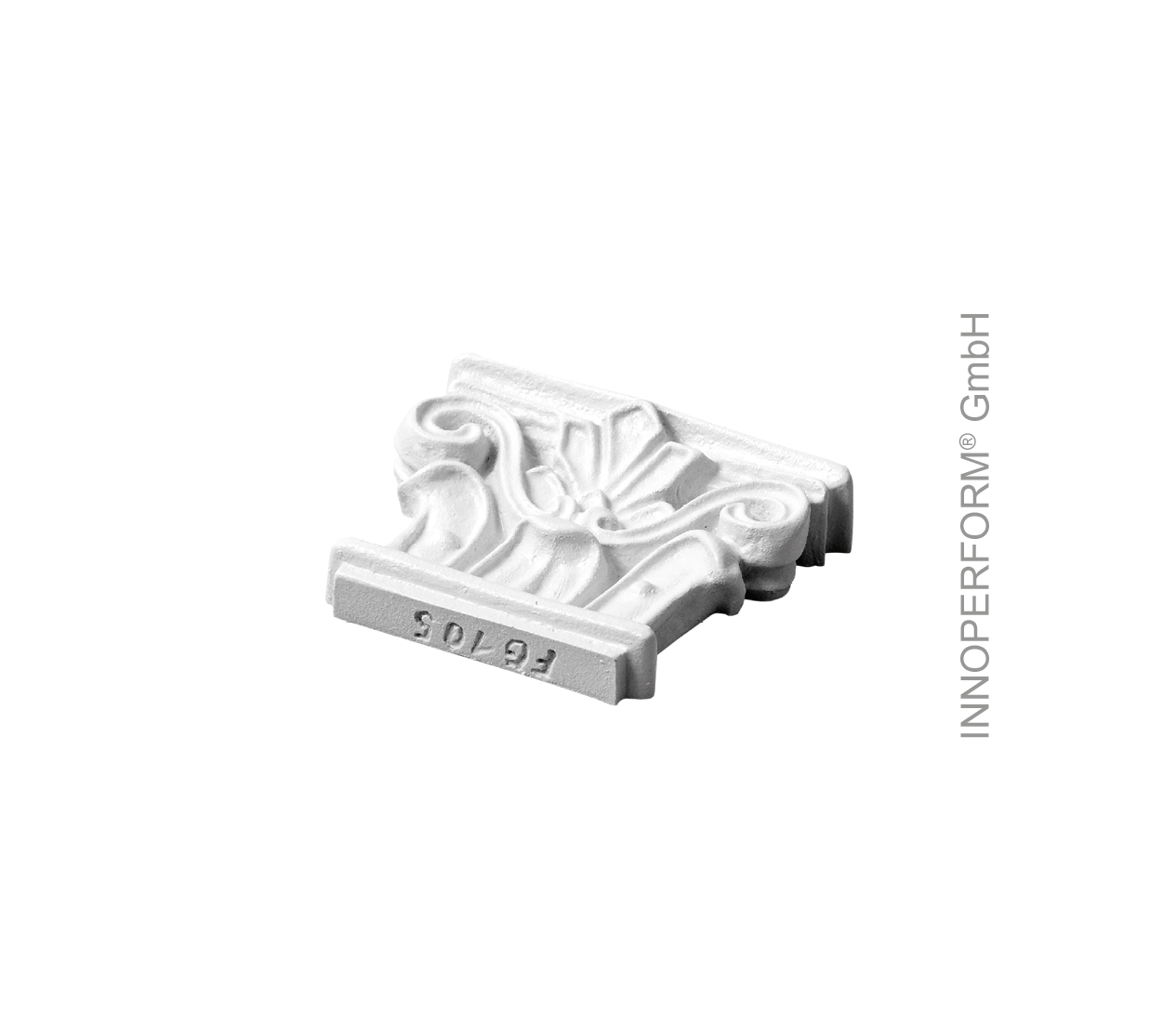 22-30-66-100-0064-0105 FG 105 Kapitell 71x64x14 mm weiß