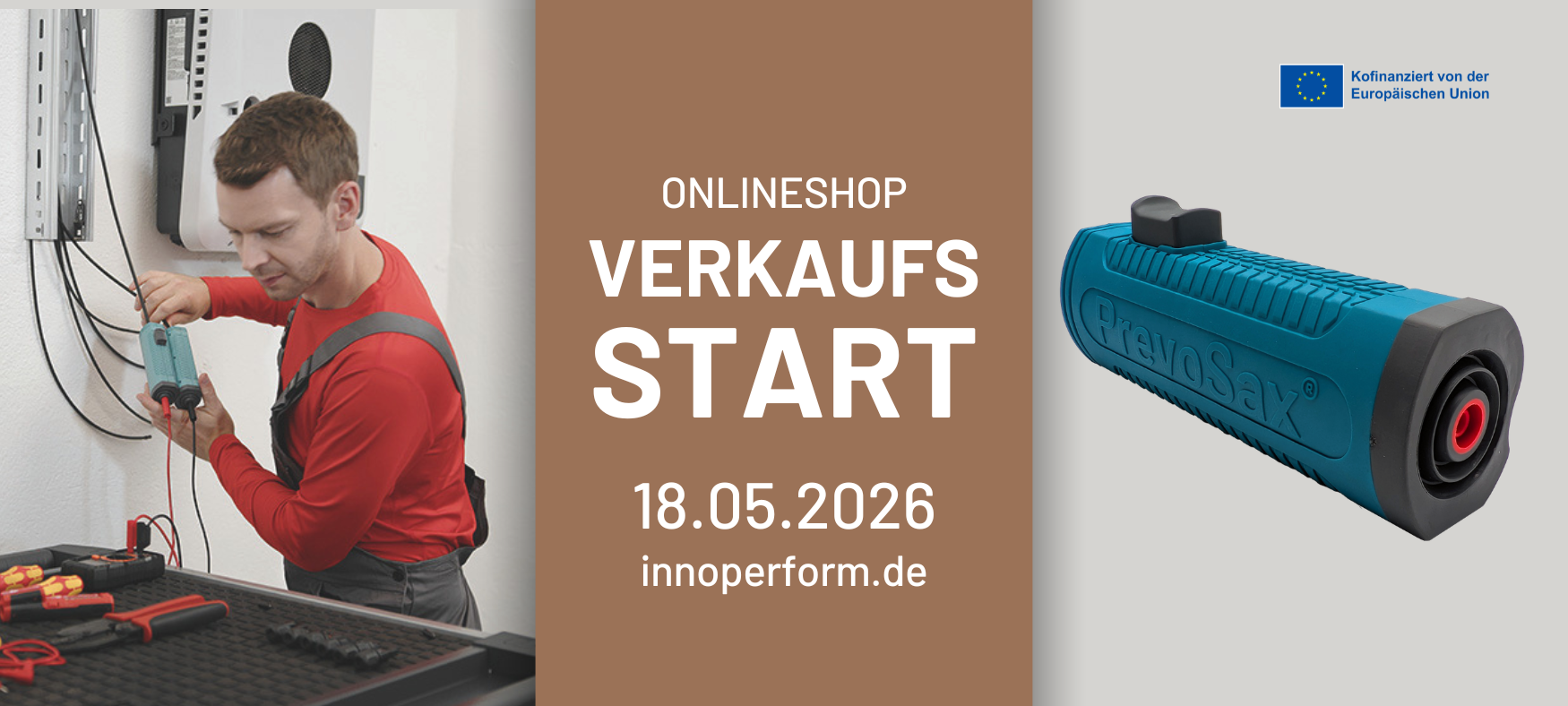 PrevoSax® Onlineshop-Verkaufsstart 18. Mai 2026