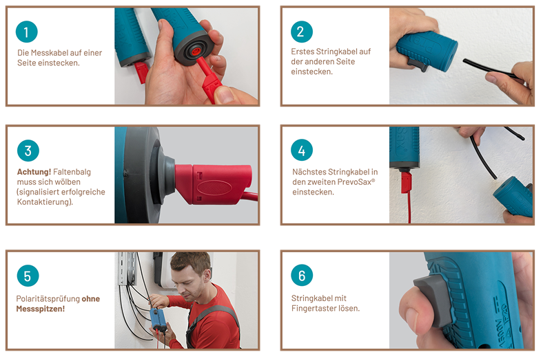 6 Schritte Anleitung PrevoSax