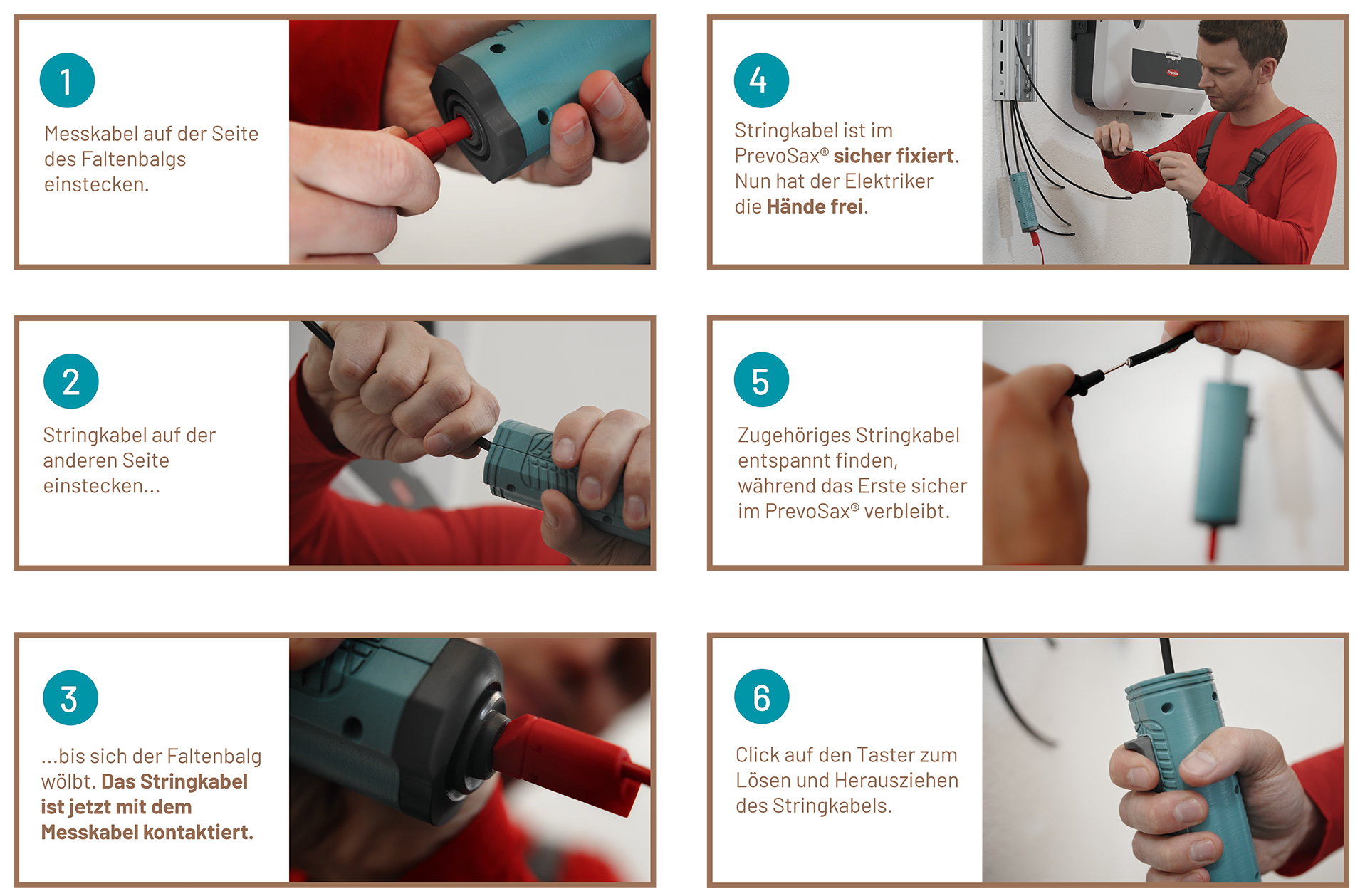 PrevoSax 6 Schritte Anleitung